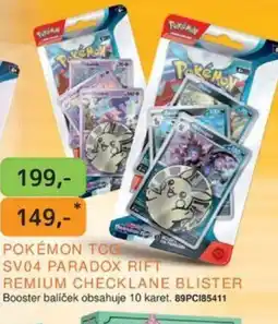 Dráčik POKÉMON TCG: SV04 PARADOX RIFT-PREMIUM CHECKLANE BLISTER nabídka