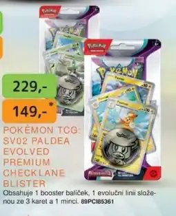 Dráčik POKÉMON TCG: SV02 PALDEA EVOLVED PREMIUM CHECKLANE BLISTER nabídka
