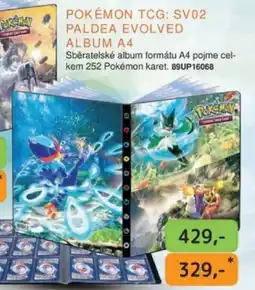 Dráčik POKÉMON TCG: SV02 PALDEA EVOLVED ALBUM A4 nabídka
