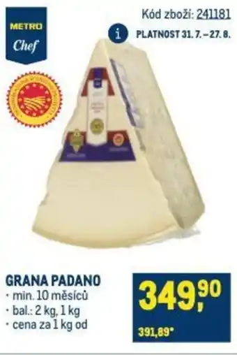 Makro GRANA PADANO nabídka