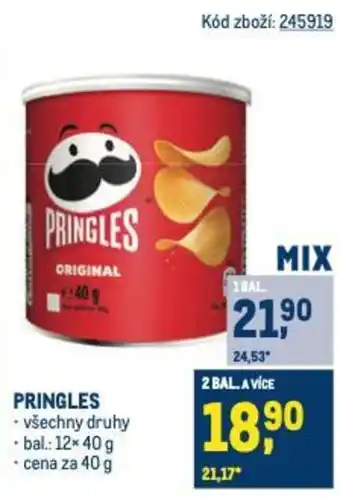 Makro PRINGLES nabídka