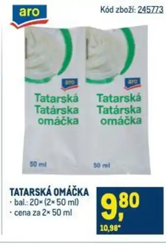 Makro TATARSKÁ OMÁČKA nabídka