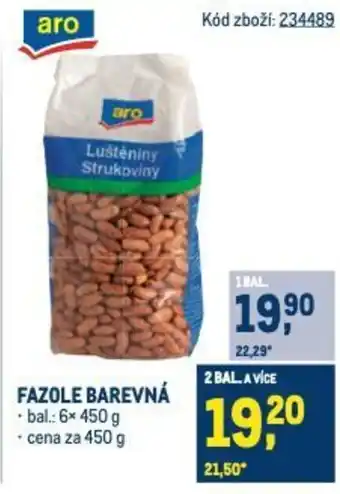 Makro FAZOLE BAREVNÁ nabídka