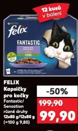 Kaufland FELIX Kapsičky pro kočky nabídka