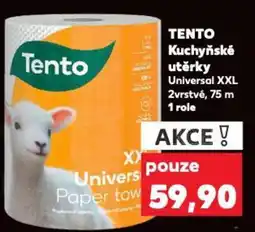 Kaufland TENTO Kuchyňské utěrky nabídka