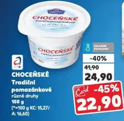 Kaufland CHOCEŇSKÉ Tradiční pomazánkové nabídka