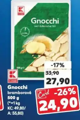 Kaufland Gnocchi nabídka