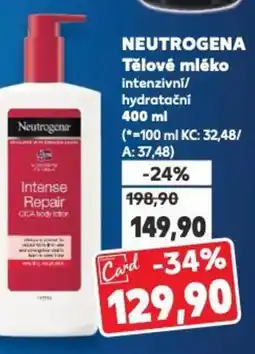 Kaufland NEUTROGENA Tělové mléko nabídka