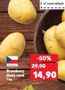 Kaufland Brambory žluté rané nabídka