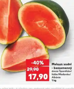 Kaufland Meloun vodní - bezsemenný nabídka