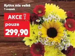 Kaufland Kytice mix velká 1 svazek nabídka