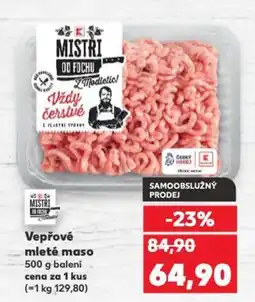 Kaufland Vepřové mleté maso nabídka
