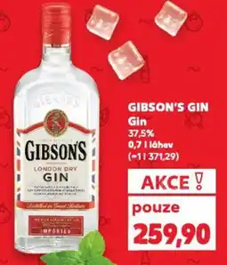 Kaufland GIBSON'S GIN Gin nabídka