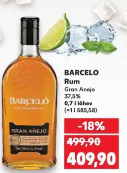 Kaufland BARCELO Rum nabídka