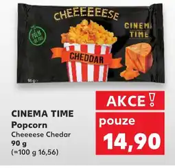 Kaufland CINEMA TIME Popcorn nabídka
