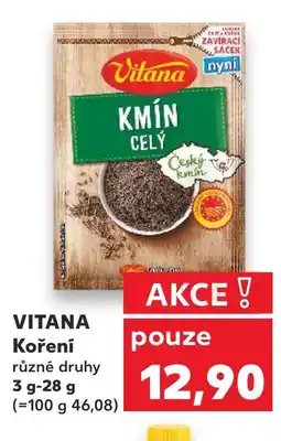 Kaufland VITANA Koření nabídka