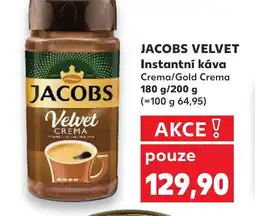 Kaufland JACOBS VELVET Instantní káva nabídka