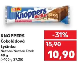 Kaufland KNOPPERS Čokoládová tyčinka nabídka