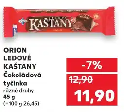 Kaufland ORION LEDOVÉ KAŠTANY Čokoládová tyčinka nabídka