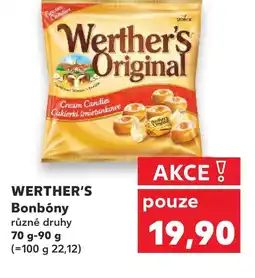 Kaufland WERTHER'S Bonbóny nabídka