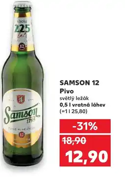 Kaufland SAMSON 12 Pivo nabídka
