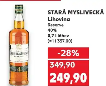 Kaufland STARÁ MYSLIVECKÁ Lihovina nabídka