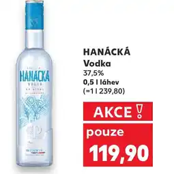 Kaufland HANÁCKÁ Vodka nabídka