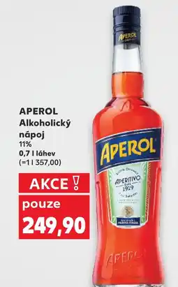 Kaufland APEROL Alkoholický nápoj nabídka