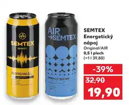 Kaufland SEMTEX Energetický nápoj nabídka