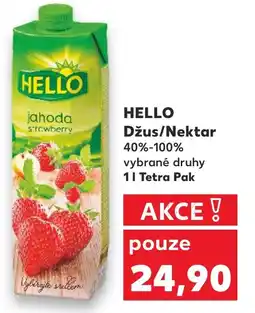 Kaufland HELLO Džus/Nektar nabídka