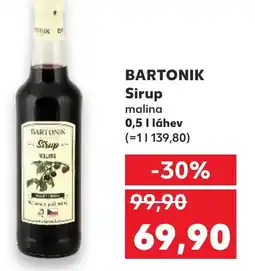 Kaufland BARTONIK Sirup nabídka