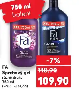 Kaufland FA Sprchový gel nabídka