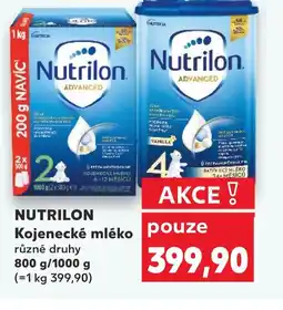 Kaufland NUTRILON Kojenecké mléko nabídka