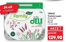 Kaufland TENTO Toaletní papír nabídka
