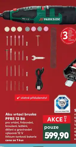 Kaufland Aku vrtací bruska PFBS 12 B6 nabídka