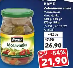 Kaufland HAMÉ Zeleninová směs nabídka