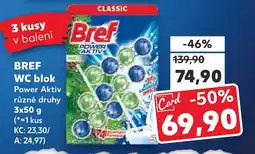 Kaufland BREF WC blok nabídka