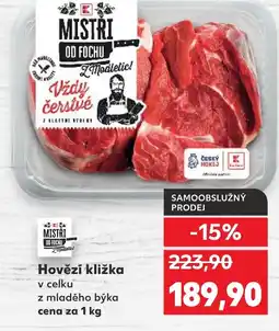 Kaufland Hovězí kližka nabídka