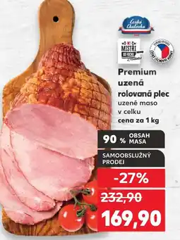 Kaufland Premium uzená rolovaná plec nabídka