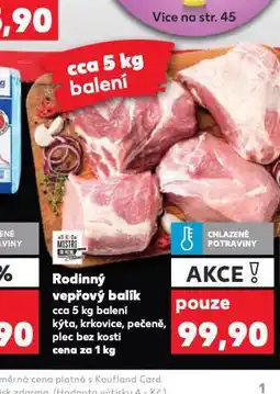 Kaufland Rodinný vepřový balík nabídka