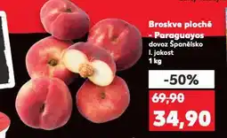 Kaufland Broskve ploché nabídka