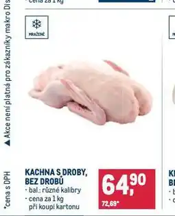 Makro Kachna s droby nabídka