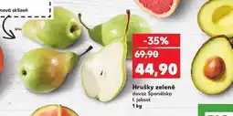 Kaufland Hrušky zelené nabídka
