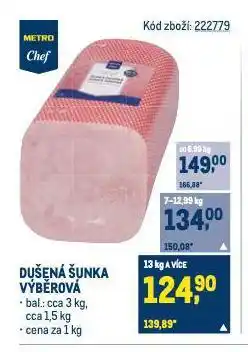 Makro Dušená šunka nabídka