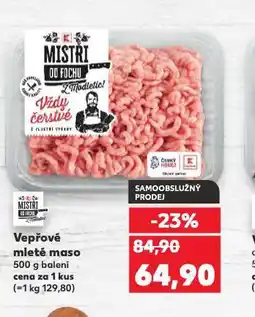 Kaufland Vepřové mleté maso nabídka