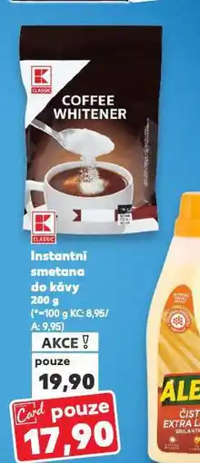 Kaufland Instantní smetana do kávy nabídka