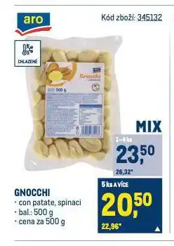 Makro Gnocchi nabídka