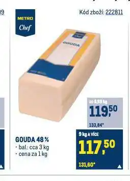 Makro Gouda 48% nabídka