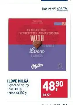 Makro I love milka nabídka