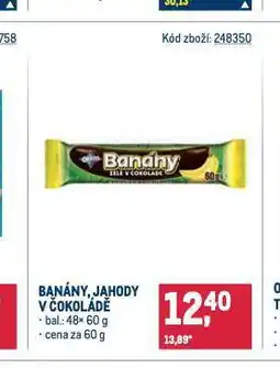 Makro Banány v čokoládě nabídka